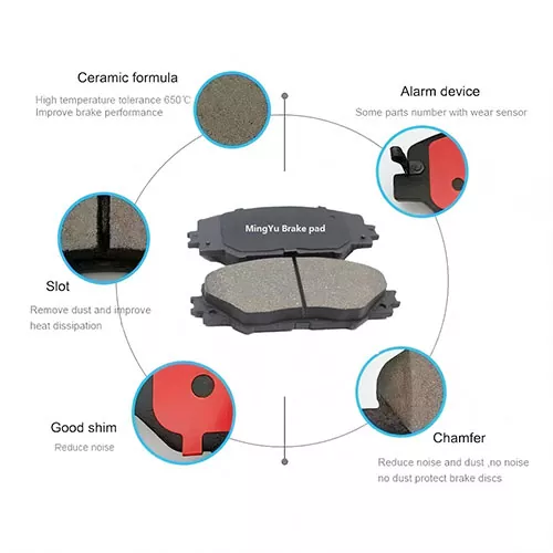 D1295 Ceramic Brake Pad for Hyundai